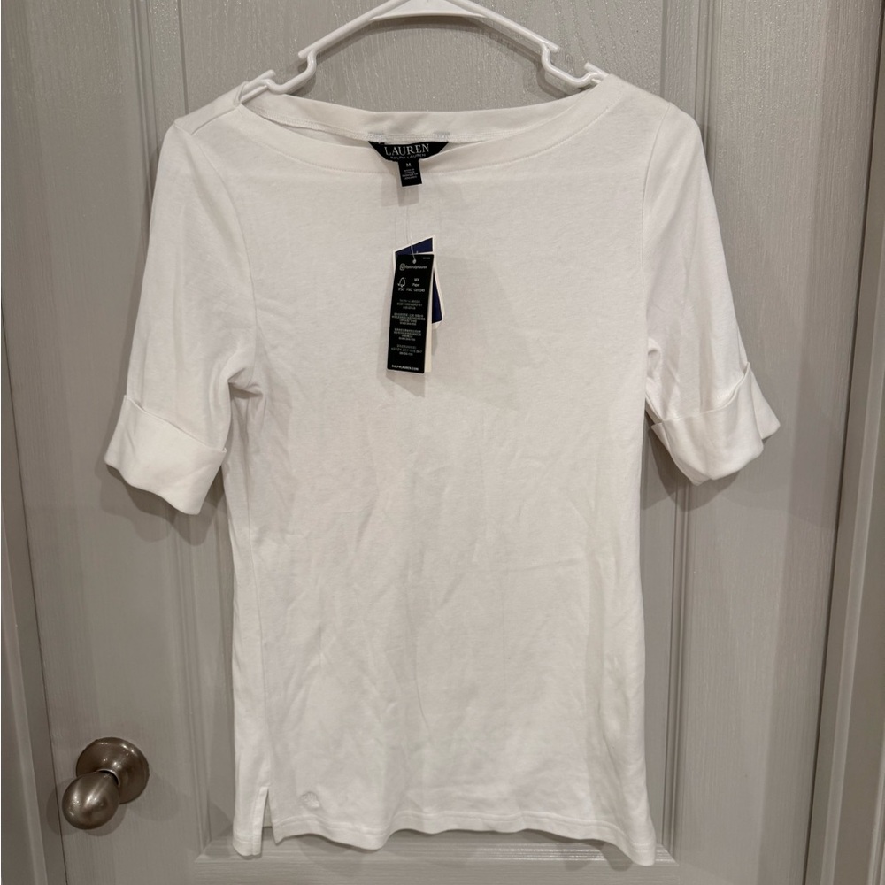 Ralph Lauren Classic White Short Sleeve Tee